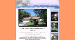 Desktop Screenshot of luxuryfloridavillas.net